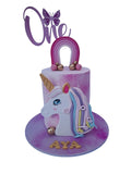 Unicorn rainbow cake - Hearty Bakes