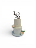 White pearls 2 tier wedding cake - Hearty Bakes